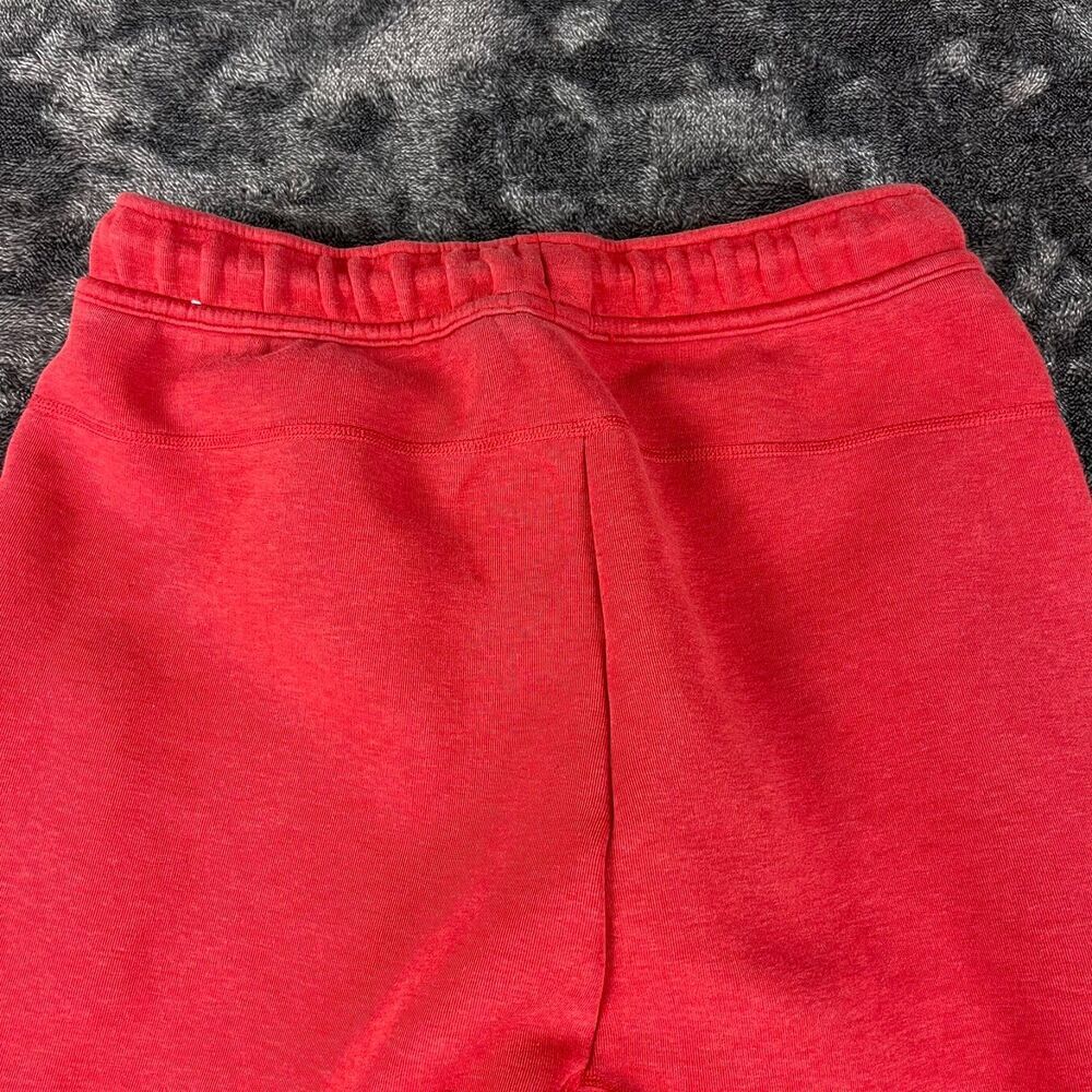 Nike NSW Tech Fleece Joggers Red Black Men's M Sweatpants Tapered Leg - Picture 10 of 11